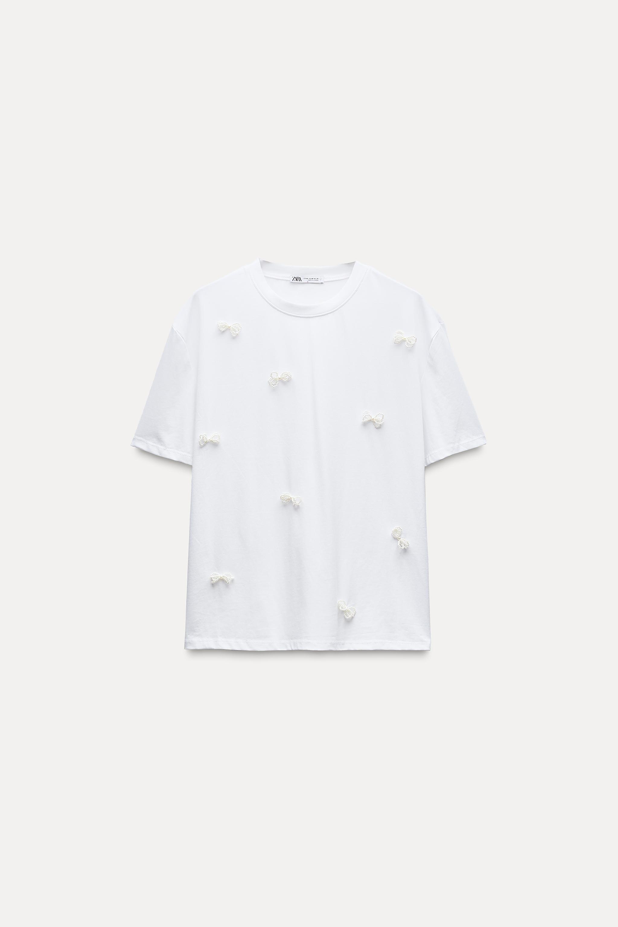 PEARL BOW T-SHIRT Product Image