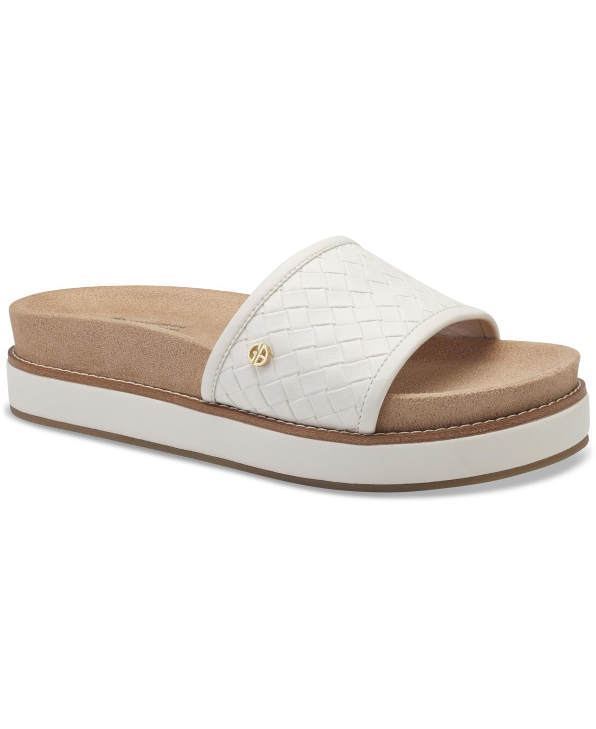 Giani Bernini Womens Joannn Memory Foam Slip On Wedge Sandals, Created for Macys Product Image