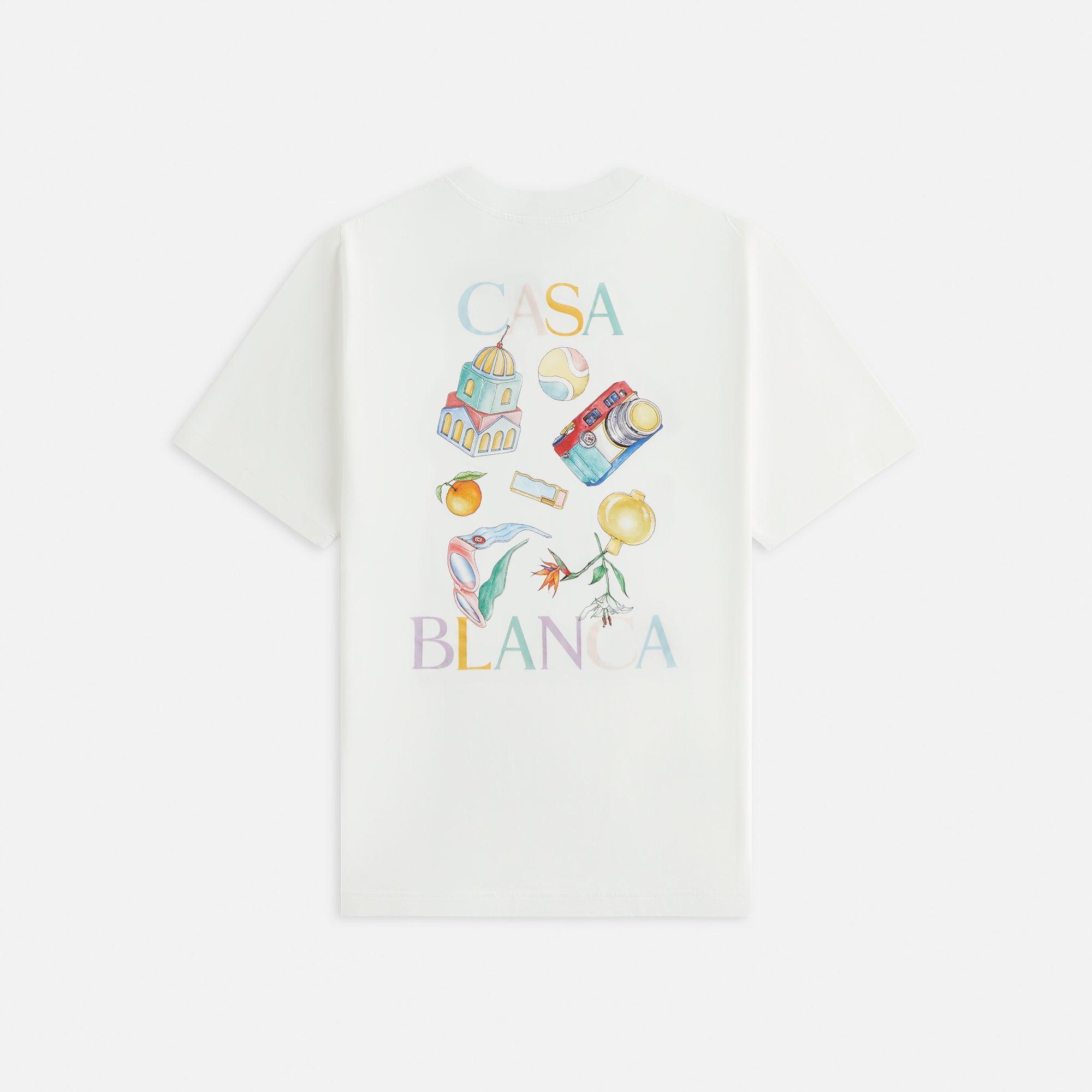 Casablanca Objets En Vrac Tee - White Male Product Image