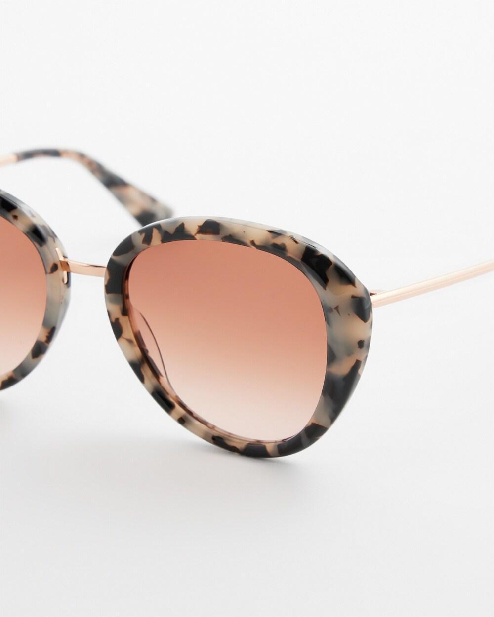 Tort Print Cateye Sunglasses Product Image