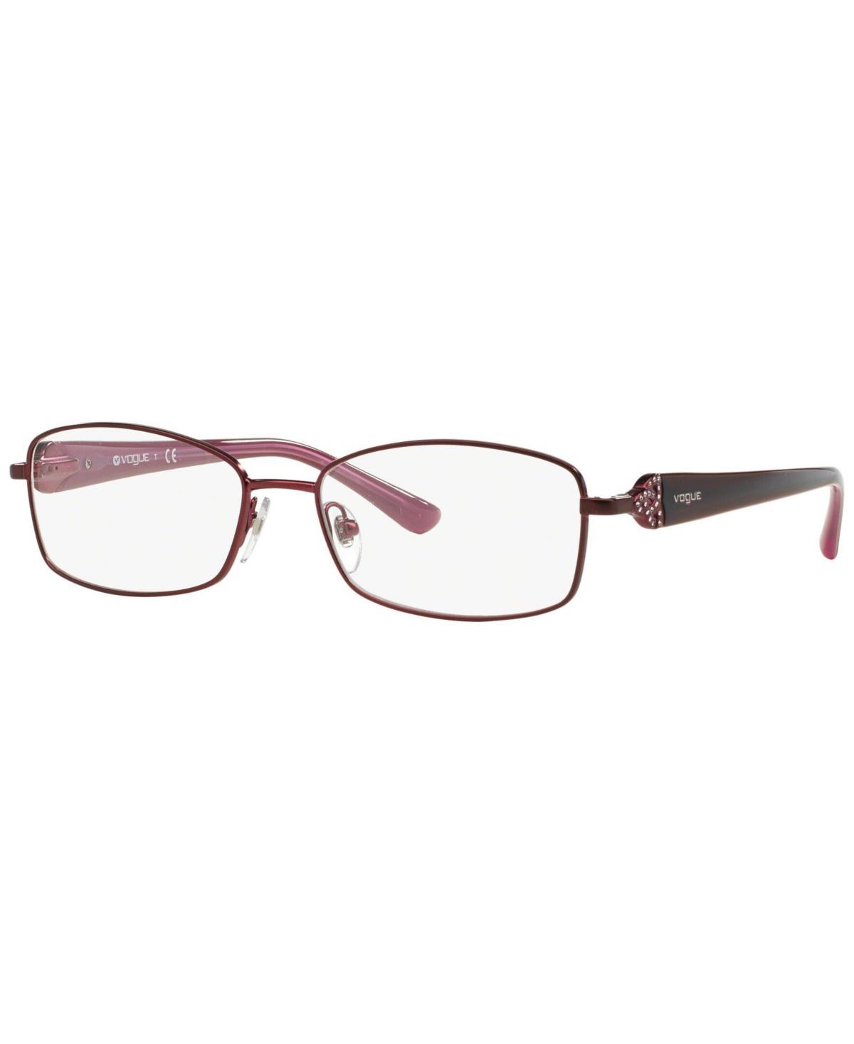 Vogue Eyewear VO3845B Womens Pillow Eyeglasses - Pink Brown Product Image