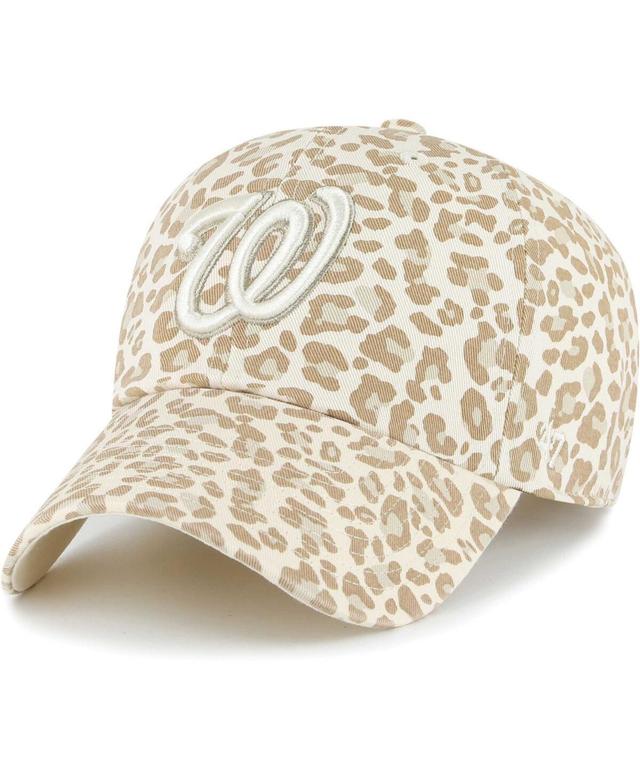 Womens 47 Natural Washington Nationals Panthera Clean Up Adjustable Hat Product Image