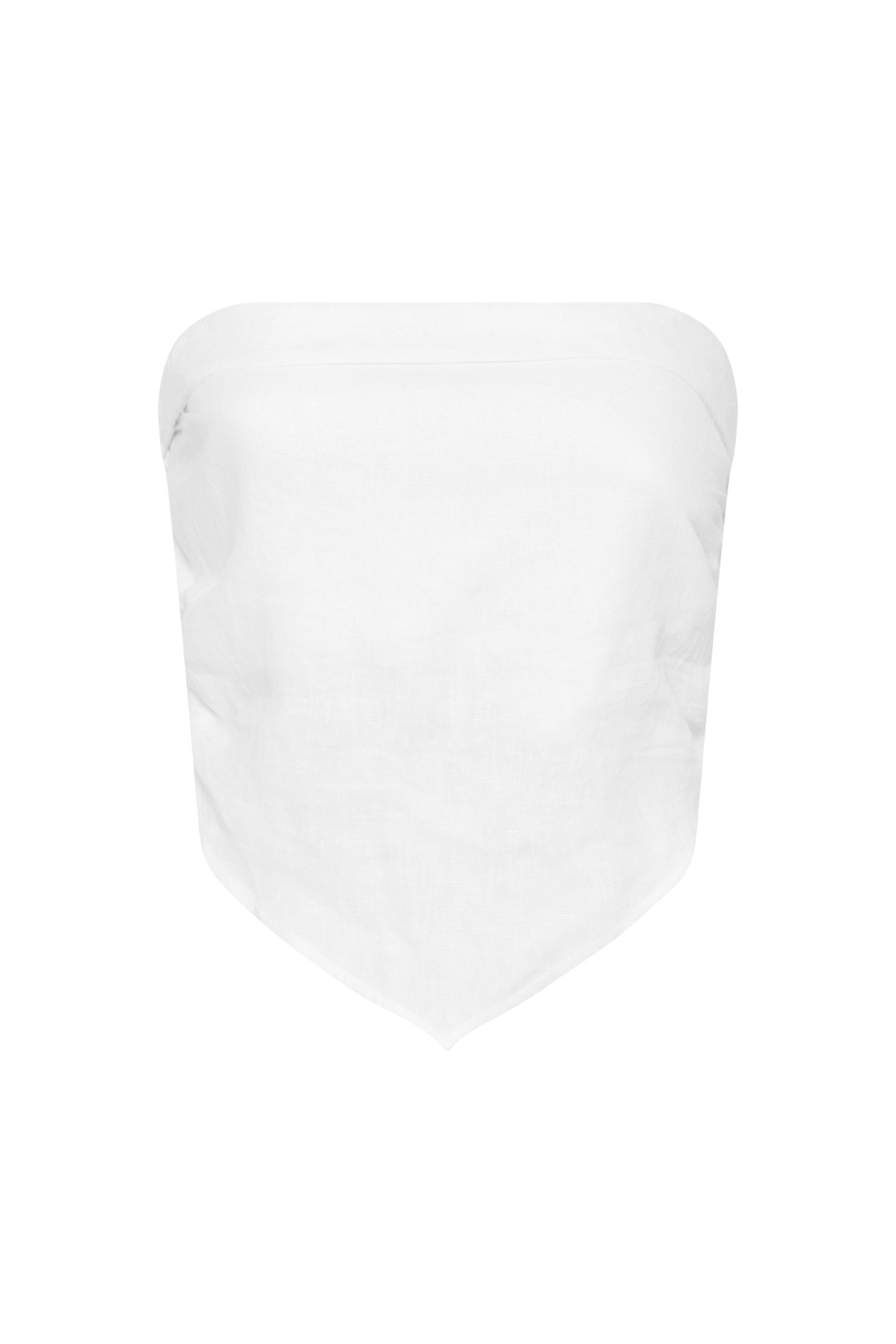 Antibes Strapless Top White Product Image