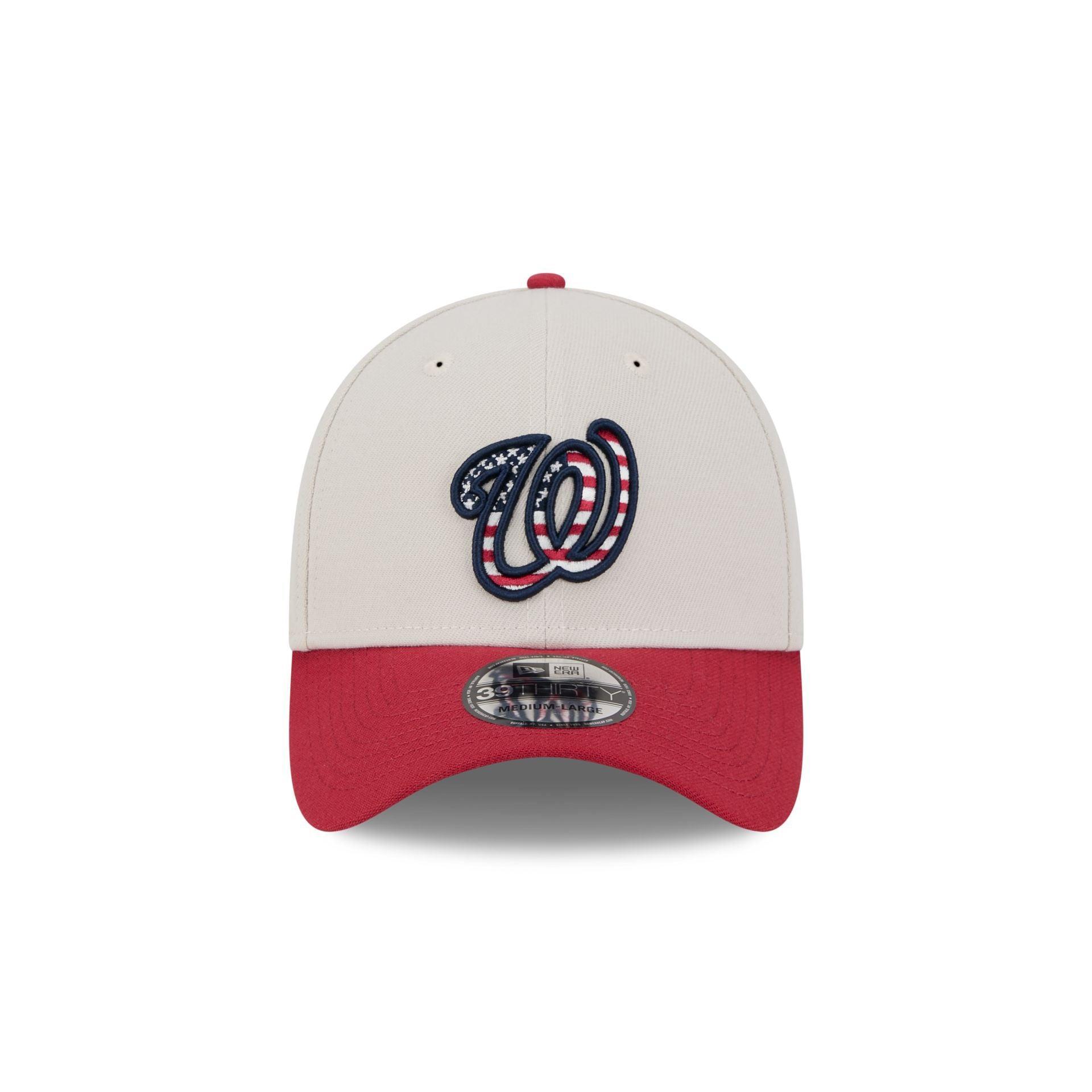 Washington Nationals Independence Day 2024 39THIRTY Stretch Fit Hat Male Product Image