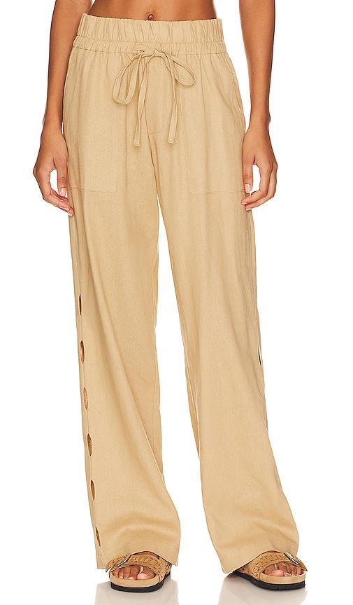 Sanctuary Stella Pants in Beige. Product Image