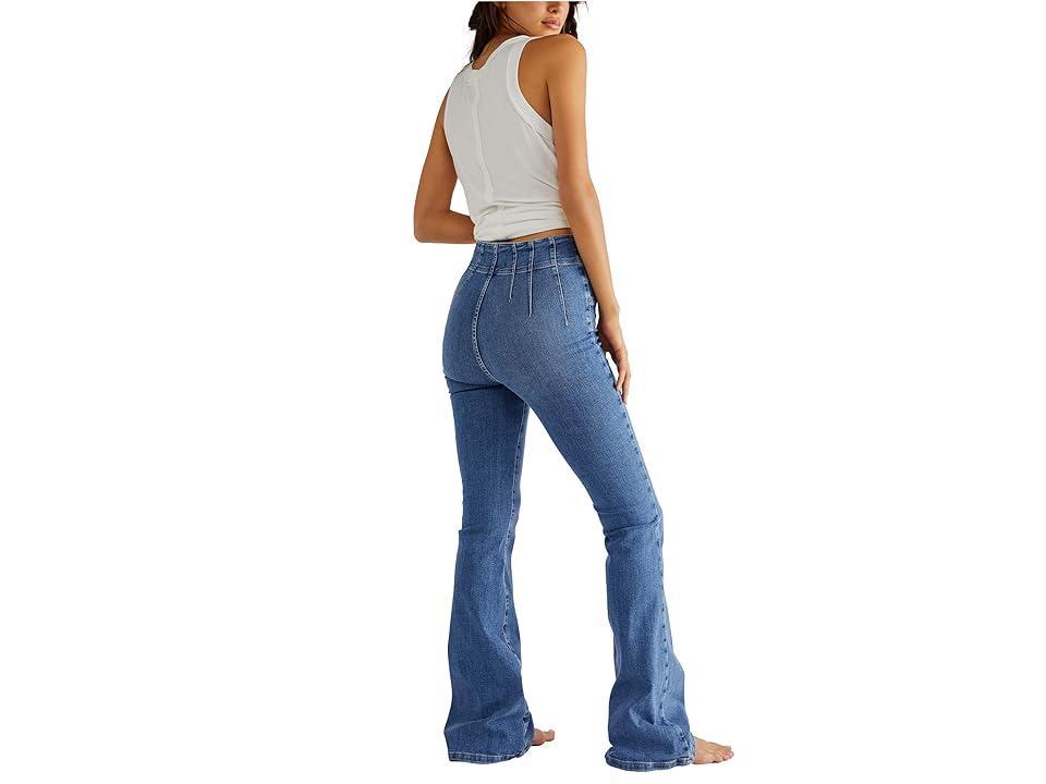 Free People We The Free Jayde Flare Jeans (Sunburst ) Women's Jeans Product Image