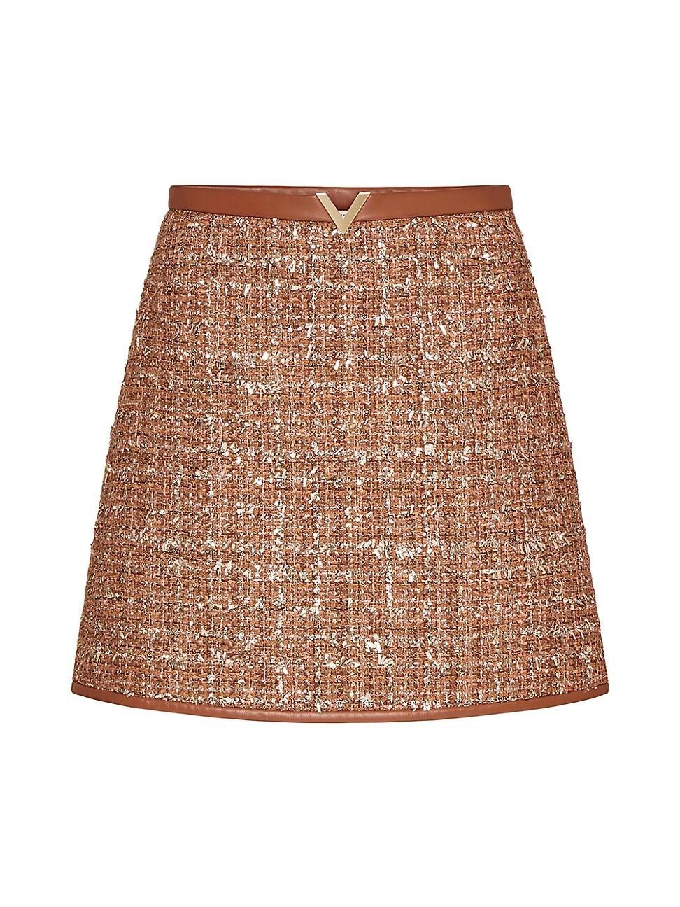 Womens Glaze Tweed Light Miniskirt Product Image