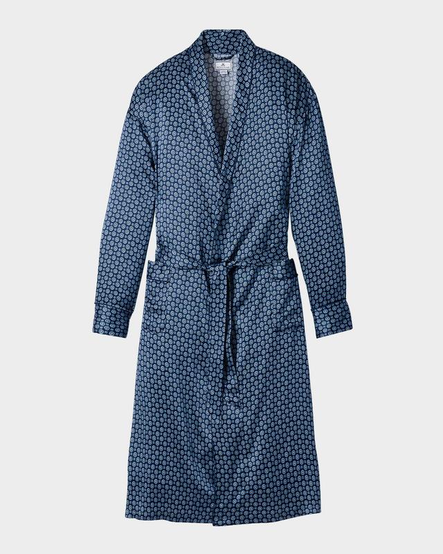 Men's Mulberry Silk Foulard Robe Product Image