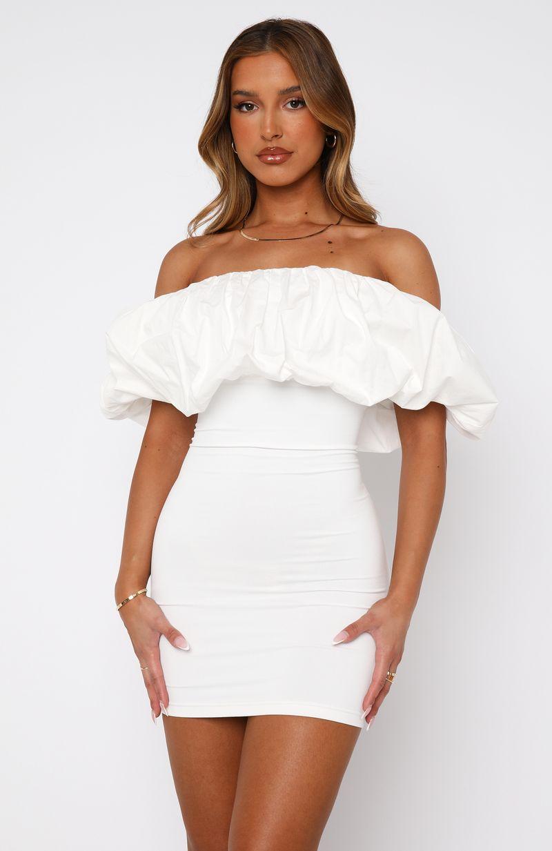 Need A Rush Mini Dress White Product Image