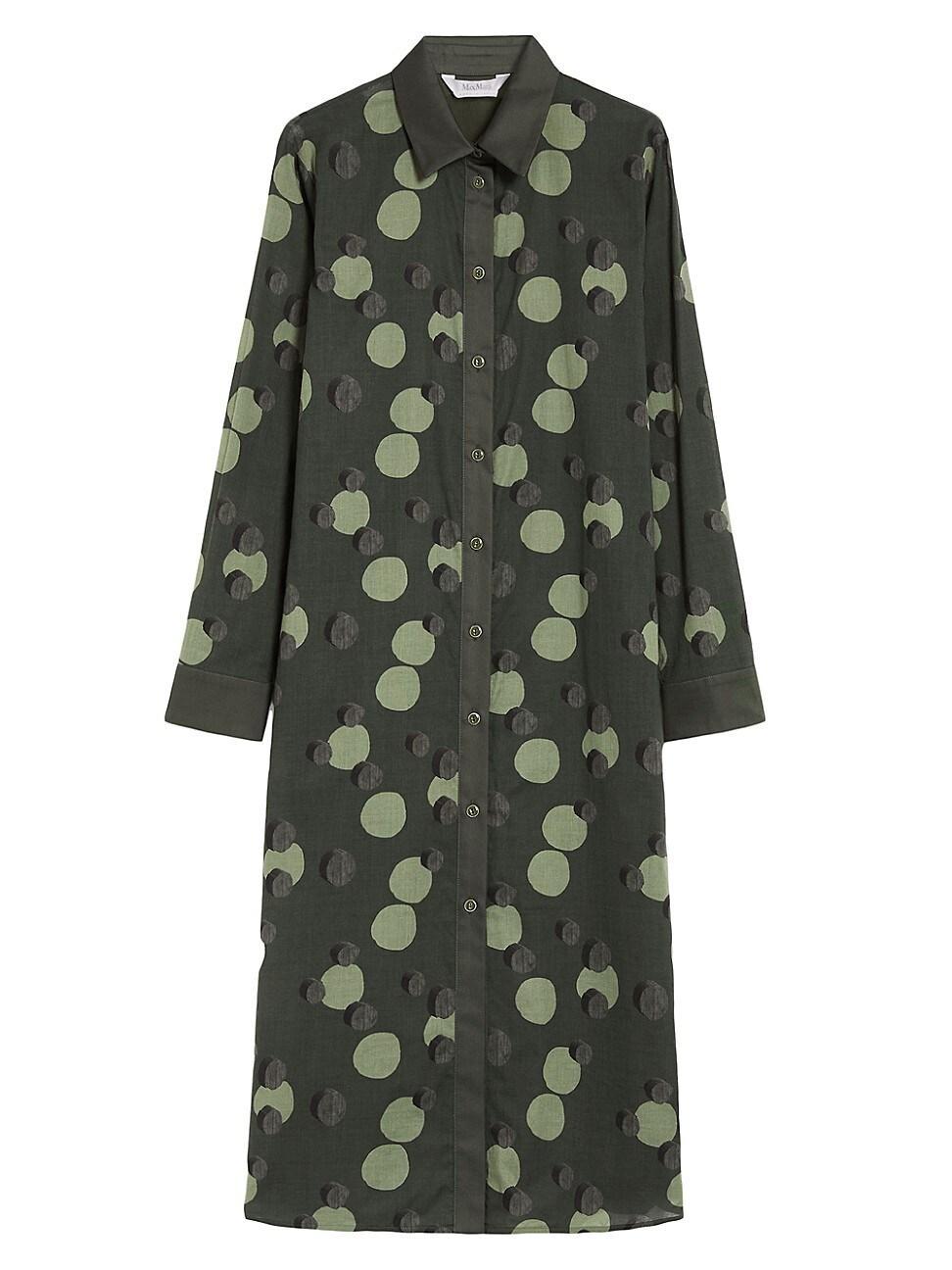 Womens Vigile Circle Print Maxi Shirtdress Product Image