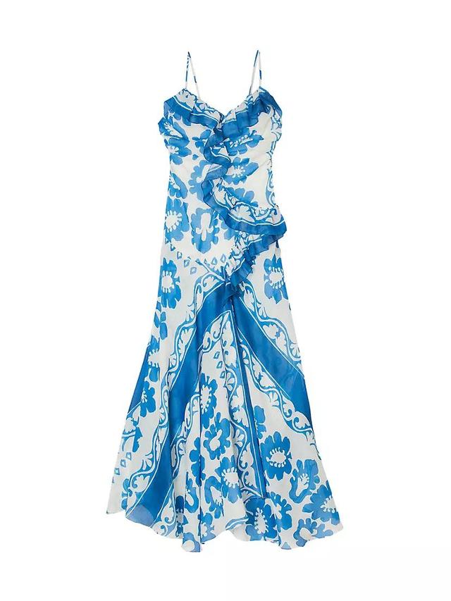 Ruffled Print Dress Product Image