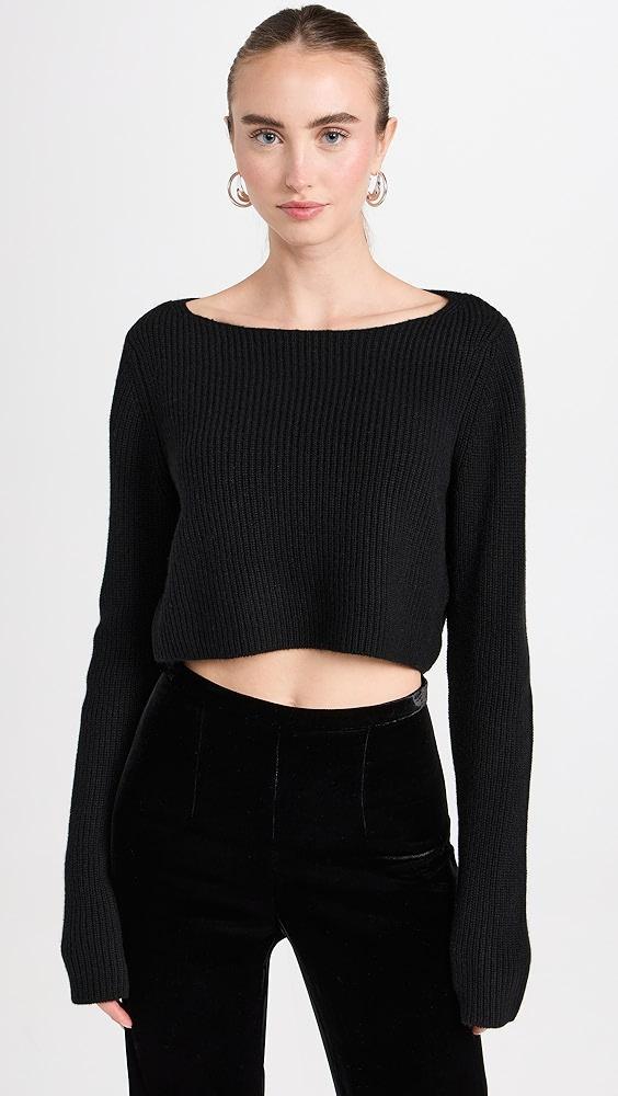 Le Kasha Cannes Cashmere Cropped Sweater | Shopbop Product Image