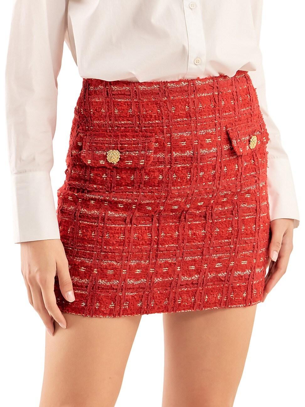 Tweed Mini Skirt Product Image