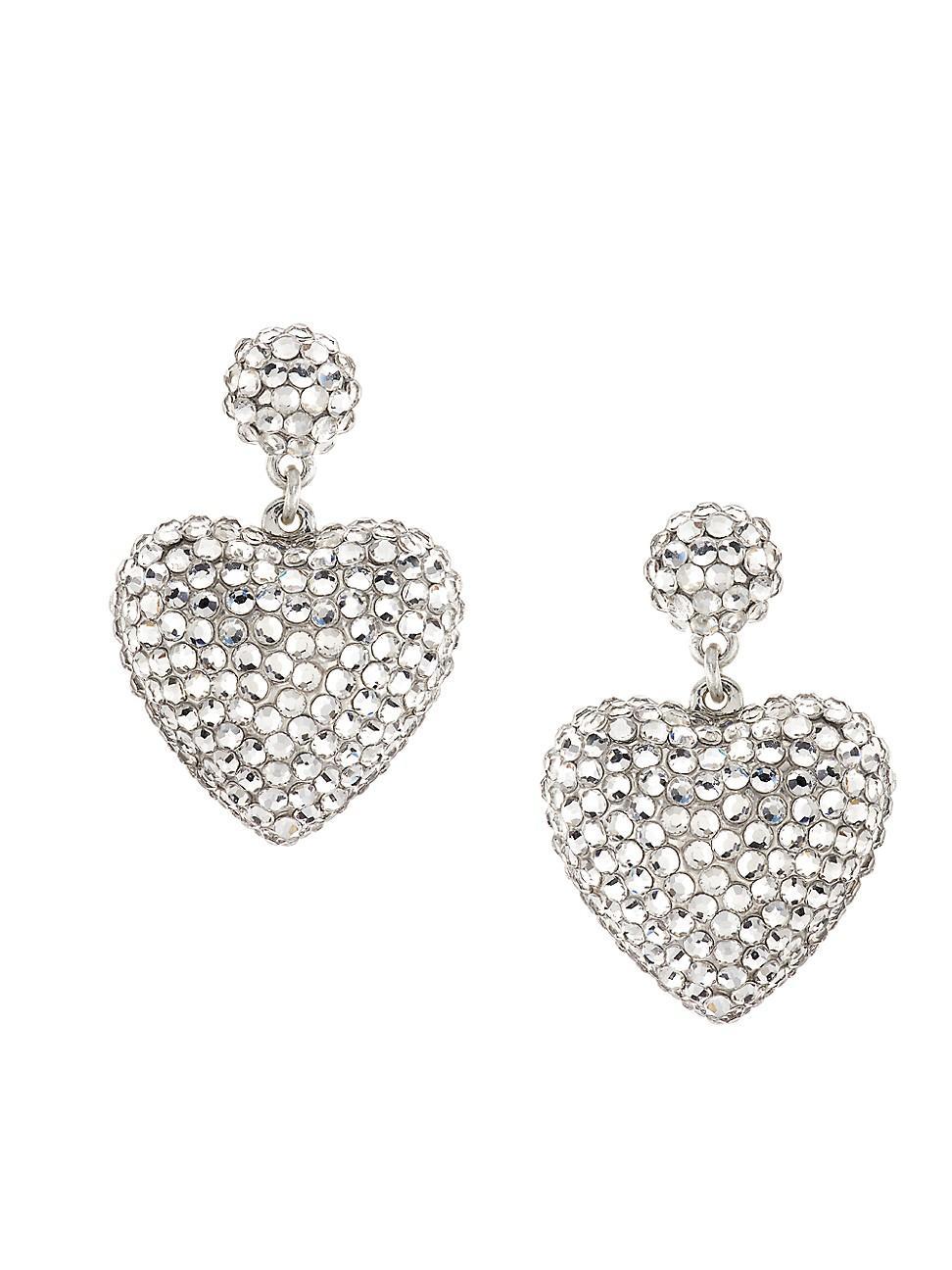 ROXANNE ASSOULIN Heart & Soul Crystal Drop Earrings Product Image