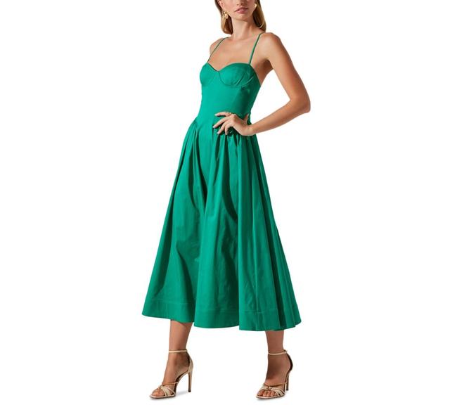 Astr the Label Womens Bellamy Sleeveless Fit & Flare Midi Dress Product Image