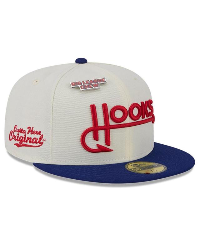 New Era Mens White Corpus Christi Hooks Big League Chew Original 59FIFTY Fitted Hat Product Image