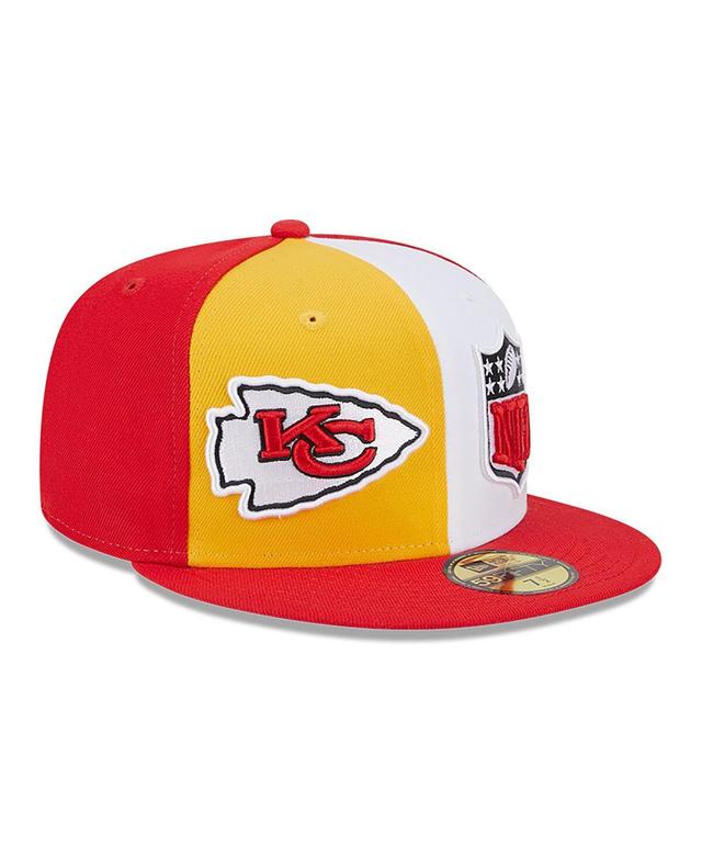 Mens New Era Gold Kansas City Chiefs 2023 Sideline 59FIFTY Fitted Hat - Gold Product Image