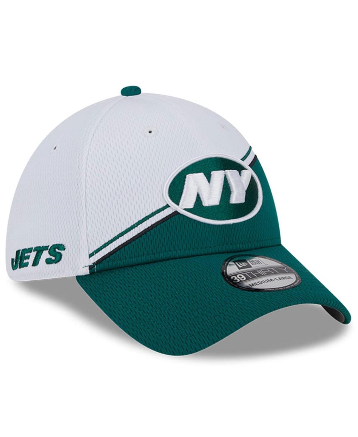 Mens New Era White New York Jets 2023 Nfl Sideline 39THIRTY Flex Hat - White Product Image