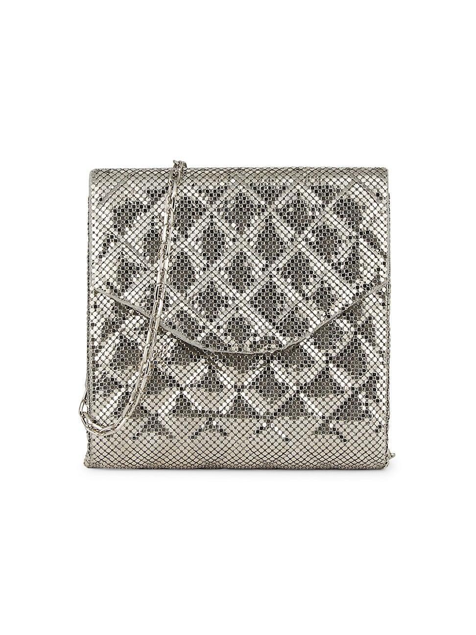 Womens Stevie Brass Mesh Clutch Product Image