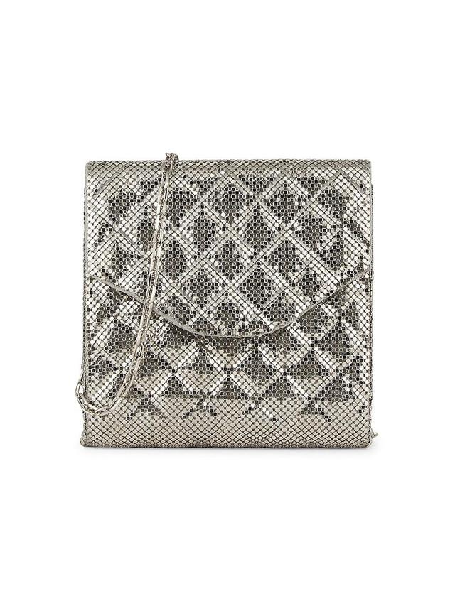 Womens Stevie Brass Mesh Clutch Product Image