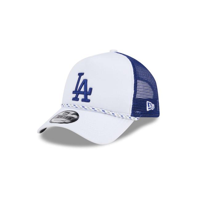 Los Angeles Dodgers Court Sport 9FORTY A-Frame Trucker Hat Male Product Image