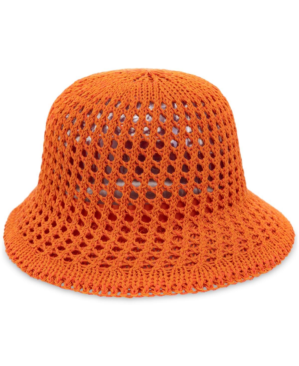 On 34th Womens Open-Knit Crochet Cloche Hat, Created for Macys Product Image