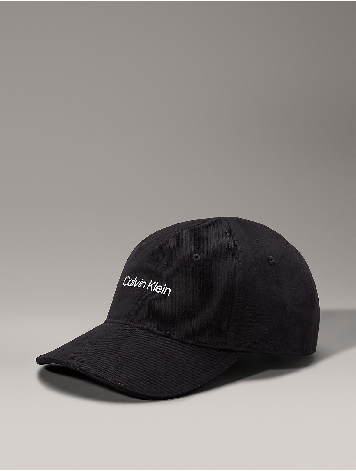 Calvin Klein Mens Logo Embroidery Baseball Cap - Black Product Image