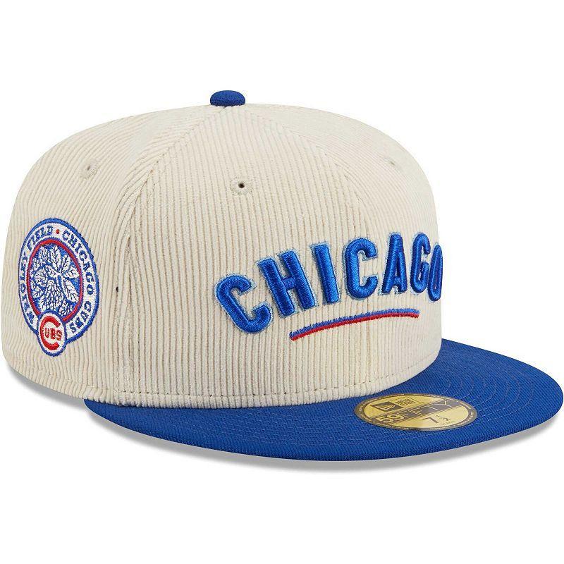 Mens New Era Chicago Cubs Corduroy Classic 59FIFTY Fitted Hat Product Image