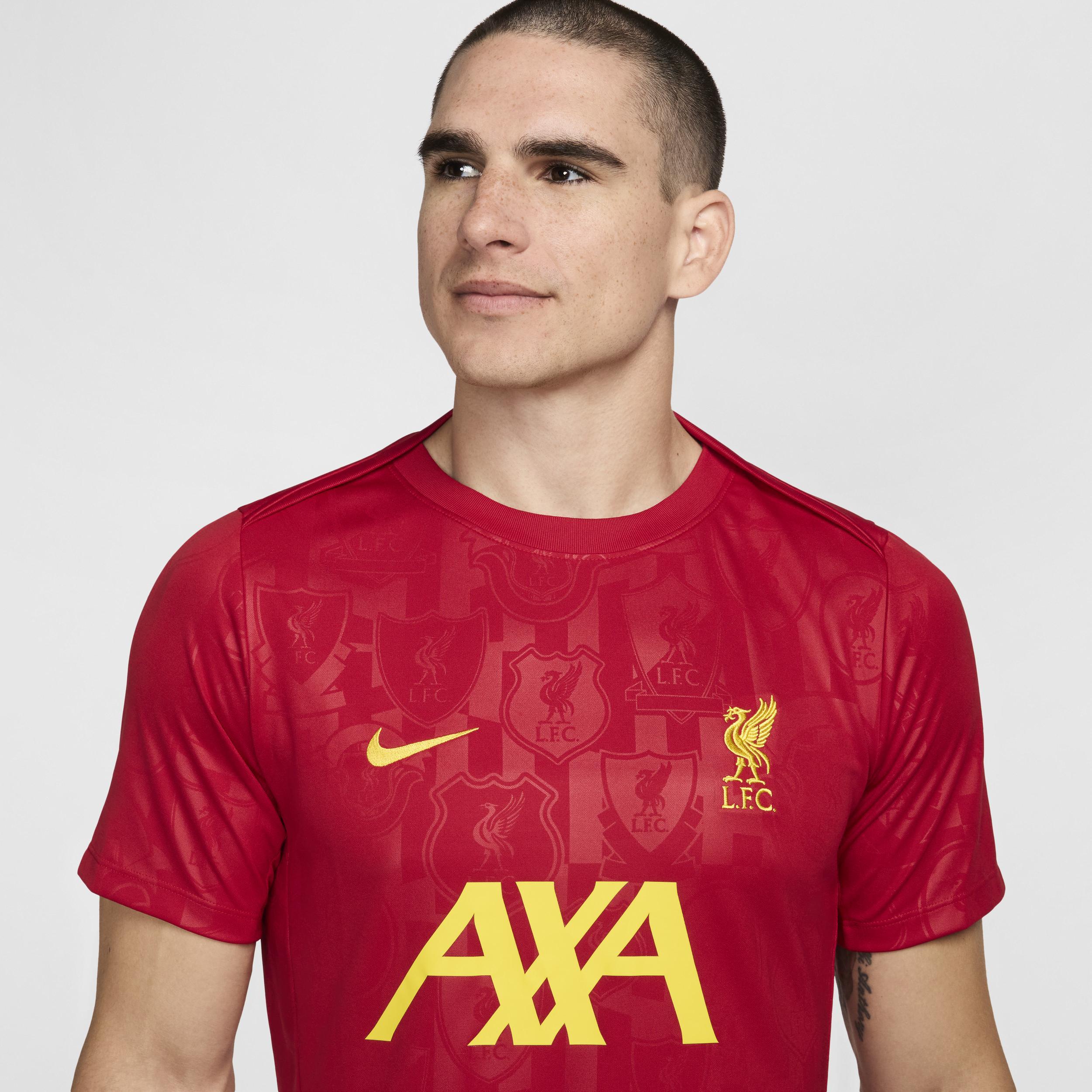 Mens Nike Red Liverpool 2024/25 Academy Pro Pre-Match Top Product Image