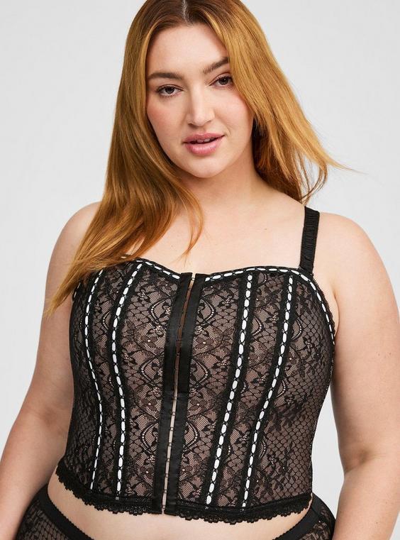 Retro Bombshell Lace Corset Product Image