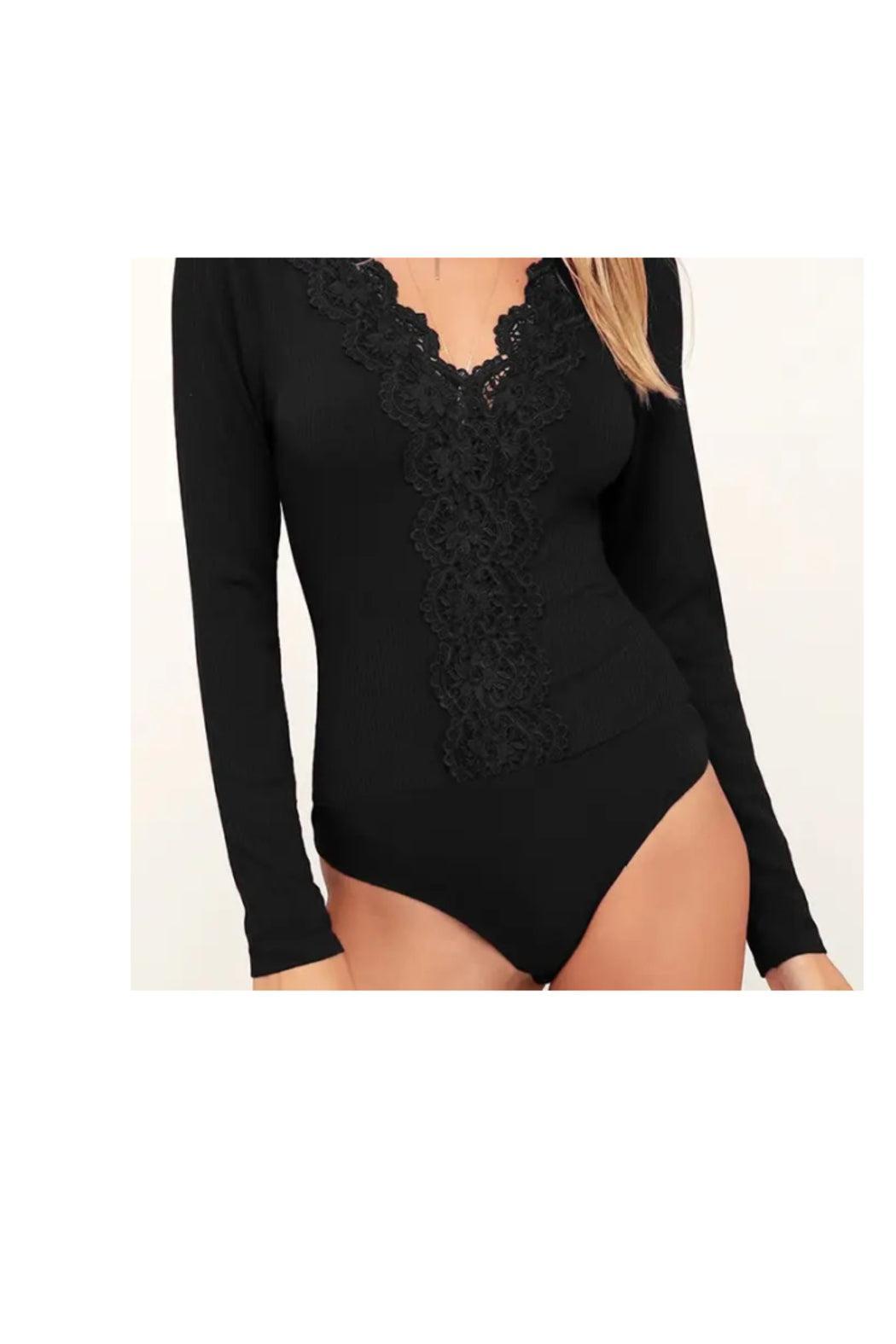 She Loves A Lace Bodysuit Female Product Image