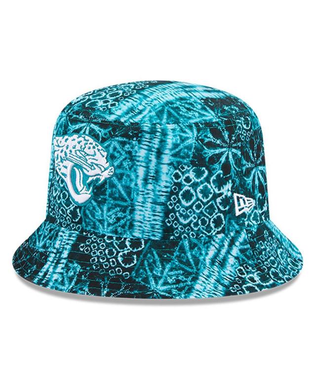 Mens New Era Teal Jacksonville Jaguars Shibori Bucket Hat Product Image