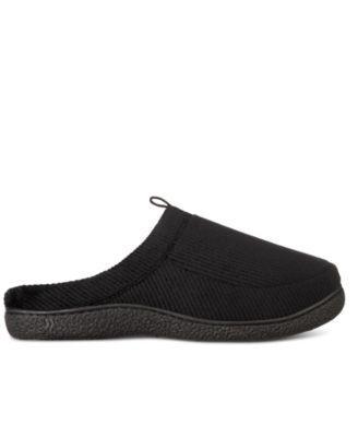 Isotoner Mens Corduroy Hoodback Slipper Product Image