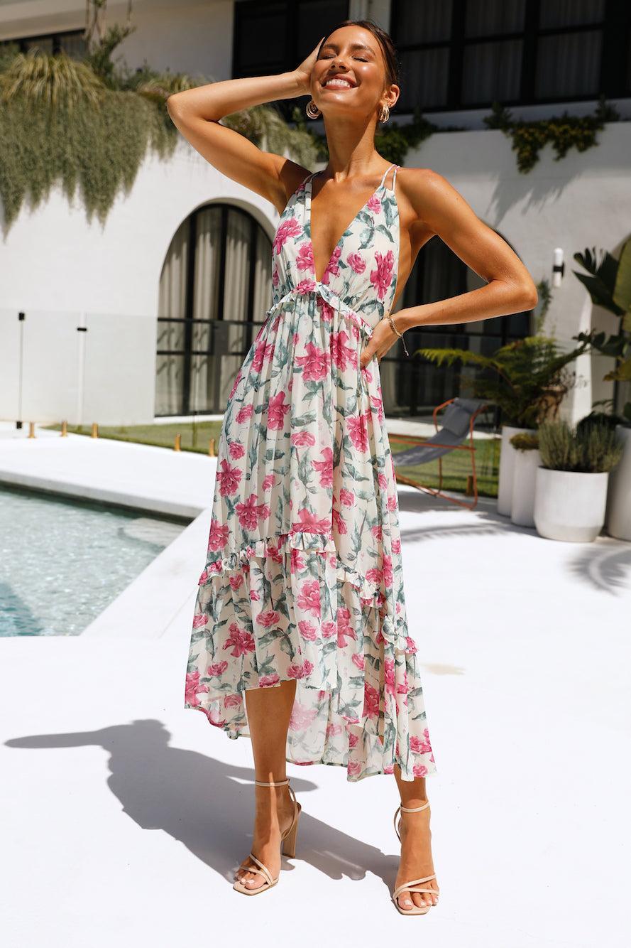 New Expectations Midi Dress Floral Product Image