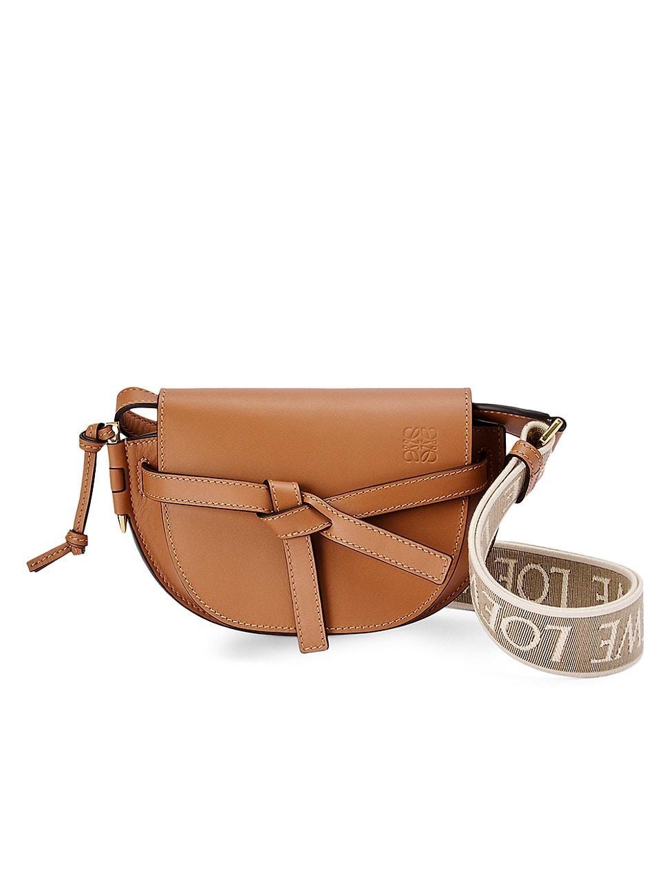 Womens Mini Gate Dual Leather Shoulder Bag Product Image