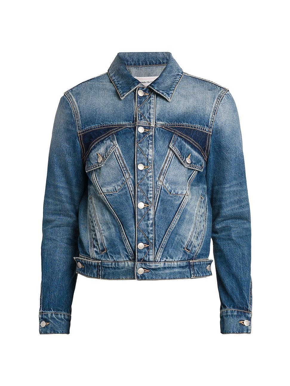 Mens Twisted Denim Jacket Product Image