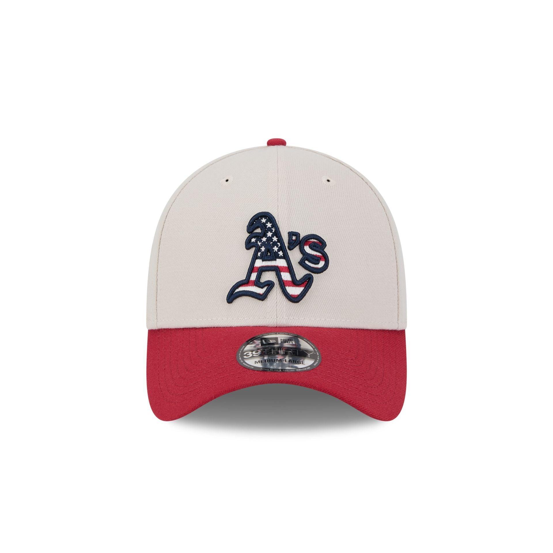 Oakland Athletics Independence Day 2024 39THIRTY Stretch Fit Hat Male Product Image