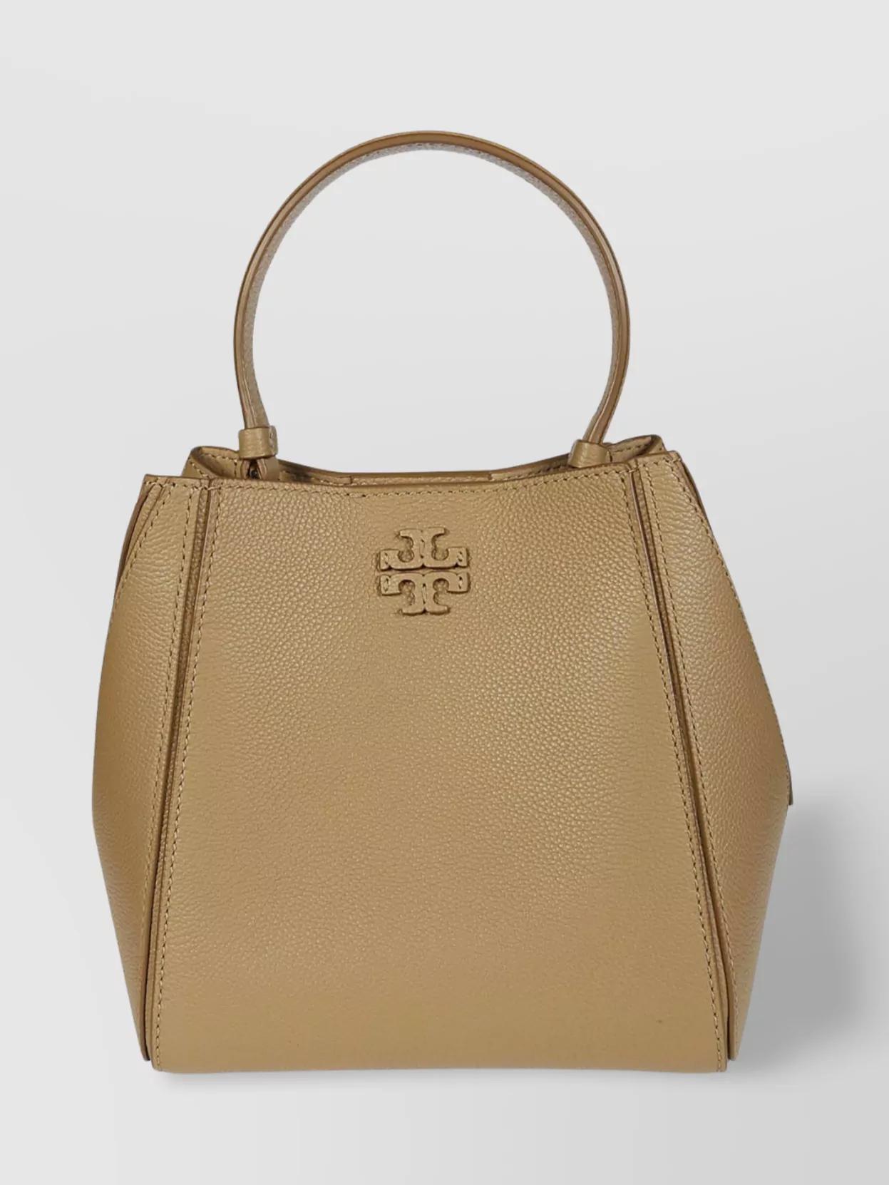 TORY BURCH Small Bucket Bag In Beige Product Image