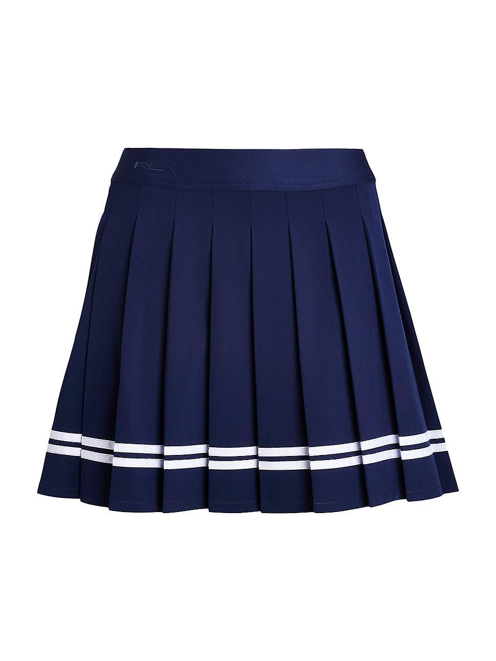 Womens Pleated Striped Skort product image