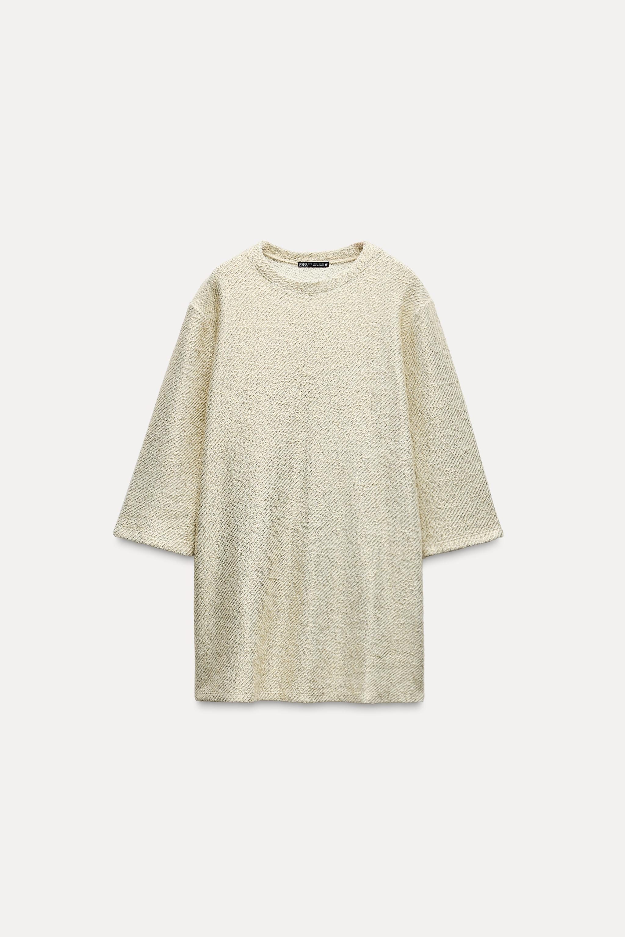 SHORT TEXTURED DRESS Product Image