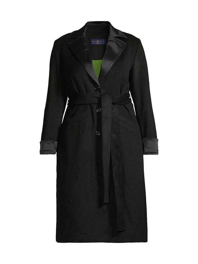 Womens Allegra Felted Wool Belted Coat Product Image