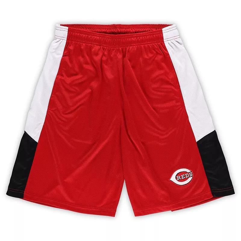 Mens Red Cincinnati Reds Big & Tall Team Shorts Product Image