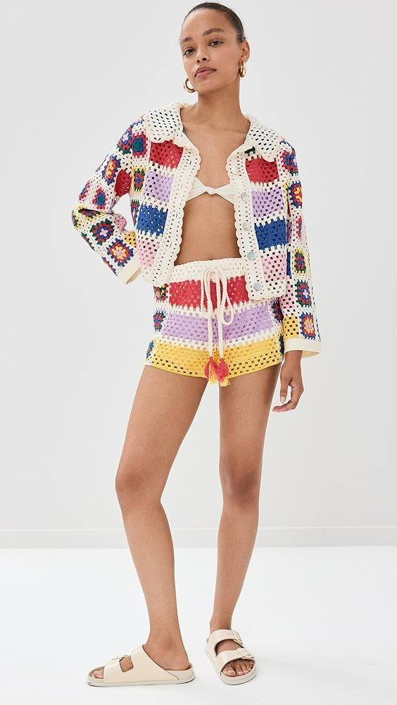 FARM Rio Crochet Shorts | Shopbop Product Image