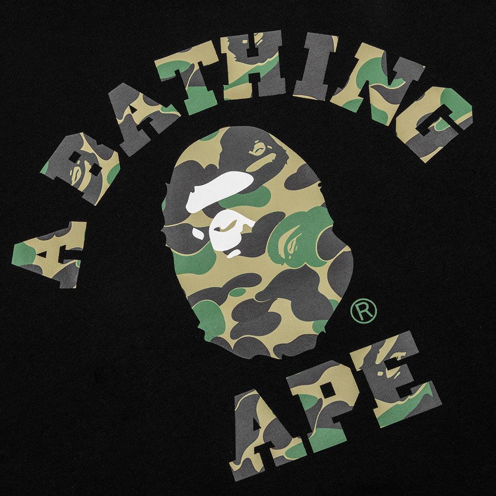 Abc Camo College Tee - Black/Green Male Product Image