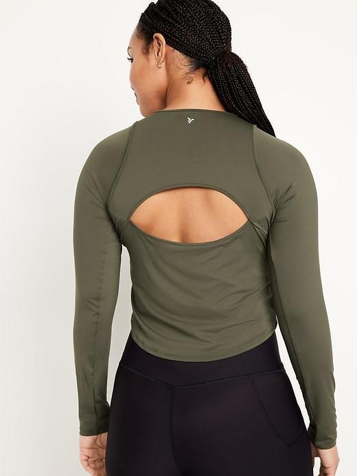 FlowForm Crop Cutout-Back Top Product Image