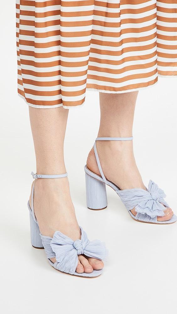 Loeffler Randall Camellia Pleated Bow Heel with Ankle Strap | Shopbop Product Image