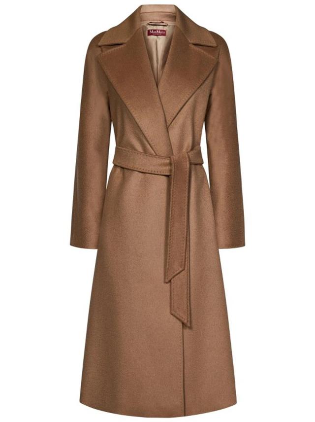 Brown Wrap Coat Product Image