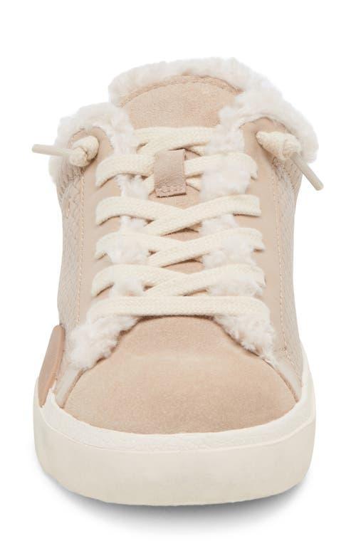 Zantel Faux Shearling Lined Slip-on Sneaker In Dune Product Image