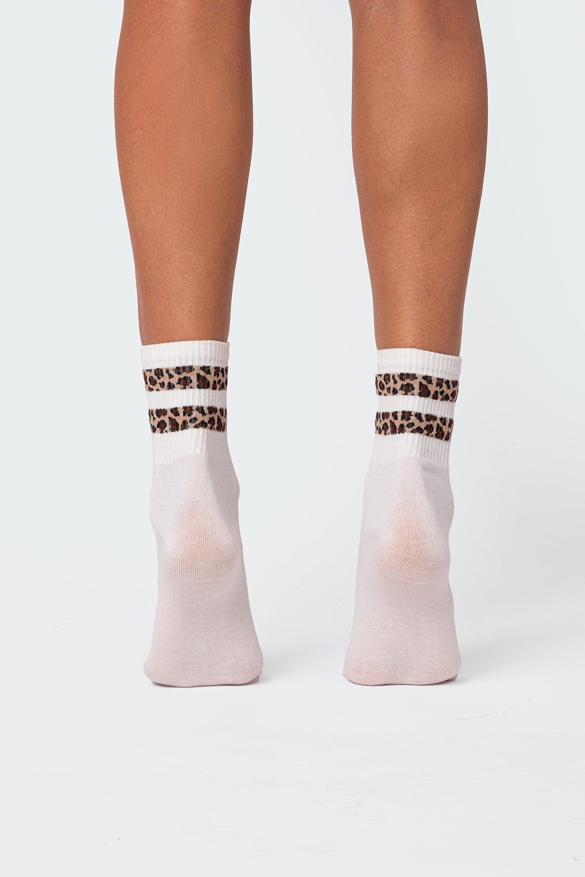 Cheetah Stripe Socks Product Image