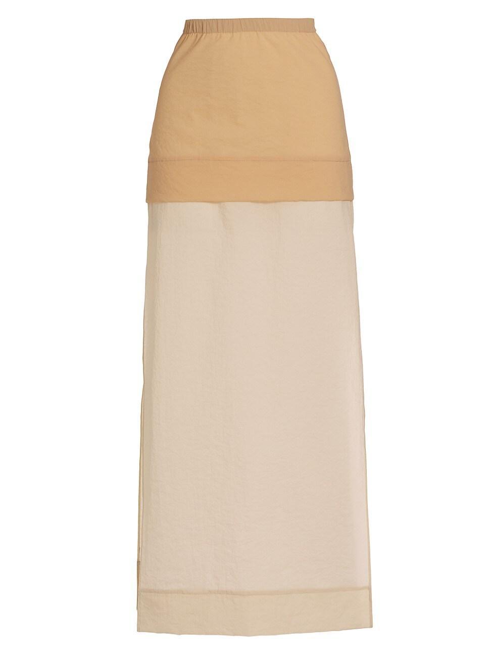 Womens Double Layer Split Skirt product image